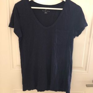 Navy pocket tee